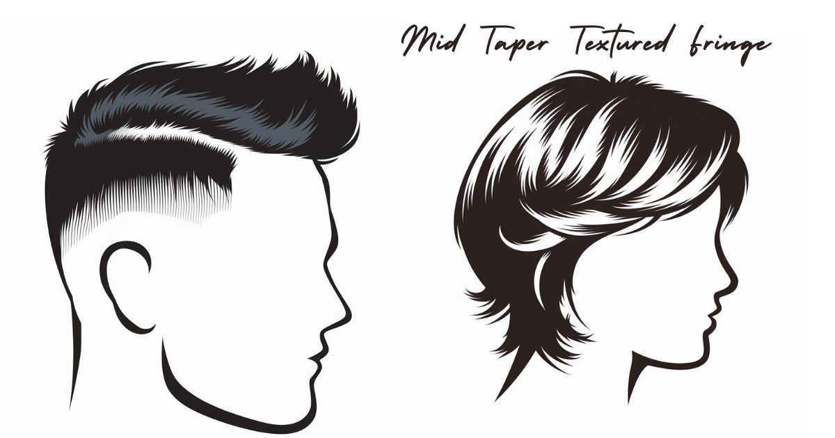 Mid Taper Textured Fringe – Benefits, Suitability, & Styling Guide