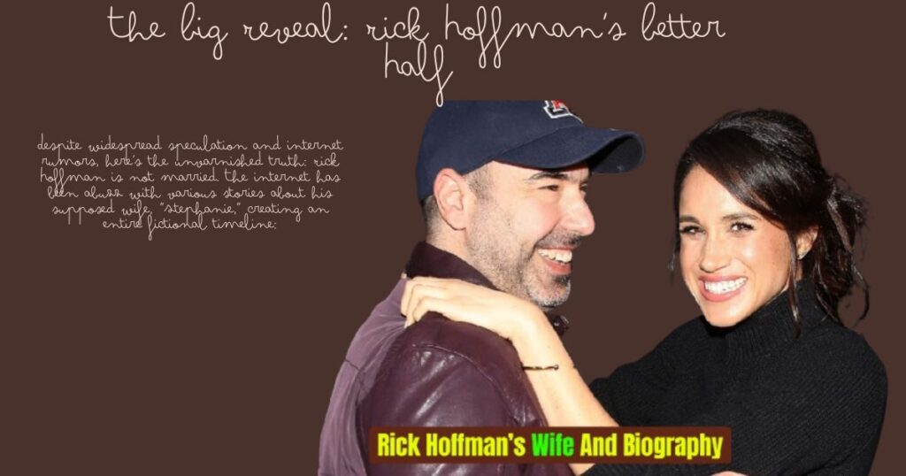 The Big Reveal: Rick Hoffman's Better Half