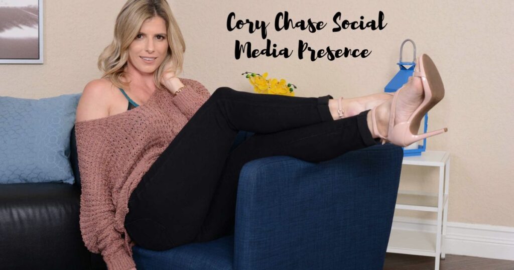 Cory Chase Social Media Presence